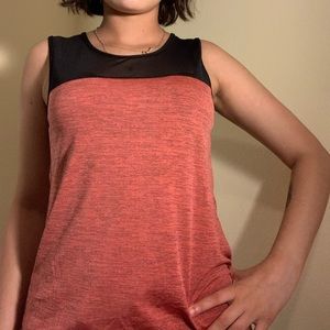 Half Sheer Tank Top